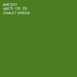#4B7D21 - Chalet Green Color Image